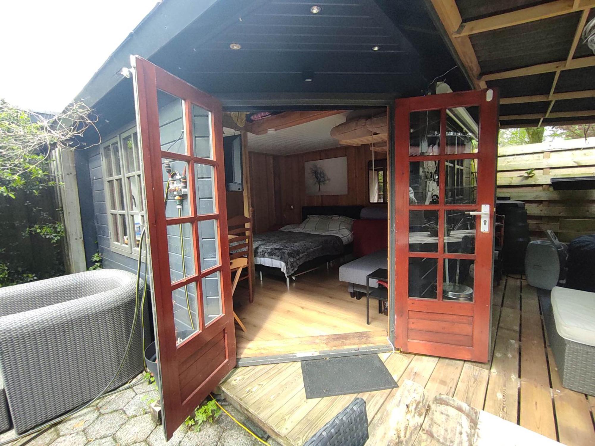 "Tempat Senang" Chalet On The Beautiful Veluwe With Airco Sauna Bbq Jacuzzi Beamer And Dog Putten Exterior foto